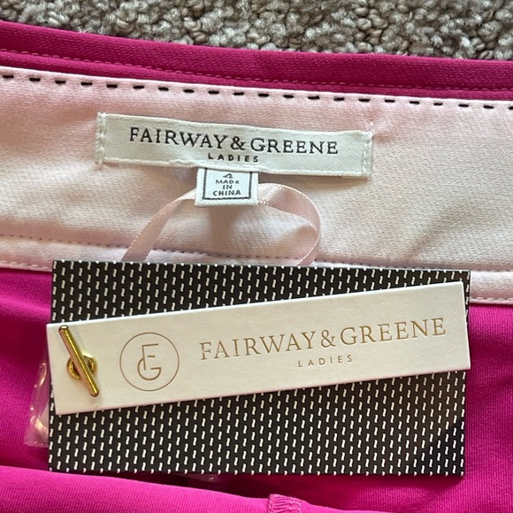 NWT Fairway & Greene Women’s Bright Pink Mini Skort, Size 4, Activewear, Golf - Picture 3 of 12
